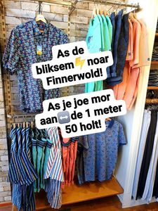 As de Bliksem noar Finnerwold! As je joe mor aan de 1 meter 50 holt!